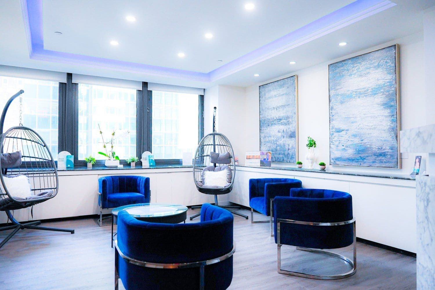 Reception lounge seating